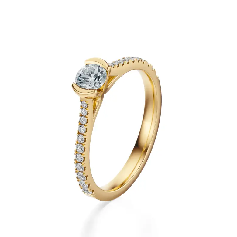 Pierścionek zaręczynowy z diamentami AJPZ_085